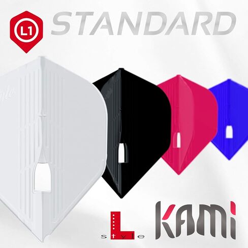 Dart Flights: L1 PRO Standard Shape - For Soft Tip and Steel Tip - Clear Pink in Saudi Arabia