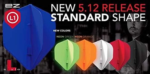 Dart Flights: L1 PRO Standard Shape - For Soft Tip and Steel Tip - Clear Pink in Saudi Arabia