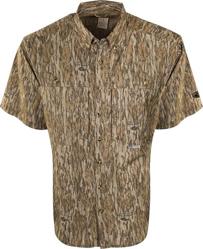 قميص Drake Waterfowl EST Camo Flyweight Wingshooter's S/S Old School Camo in Kuwait