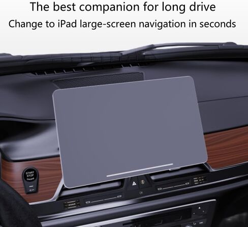 EiLkiee Magnetic iPad Tablet Holder for Car Air Vents, 360 Degree Rotating iPad Holder - Compatible with iPad Pro/Air 10.9-11 Inch Tablets in Saudi Arabia