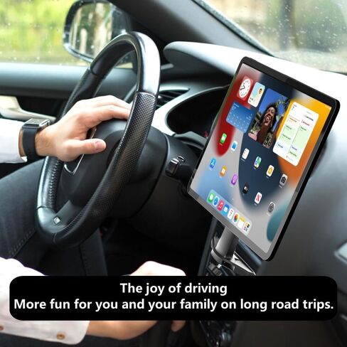 EiLkiee Magnetic iPad Tablet Holder for Car Air Vents, 360 Degree Rotating iPad Holder - Compatible with iPad Pro/Air 10.9-11 Inch Tablets in Saudi Arabia