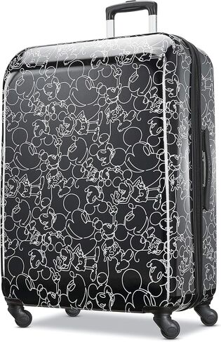 American Tourister Unisex Kid's Disney Hardside Luggage with Spinner Wheels, Multicolor, Carry-On 20-Inch in Saudi Arabia