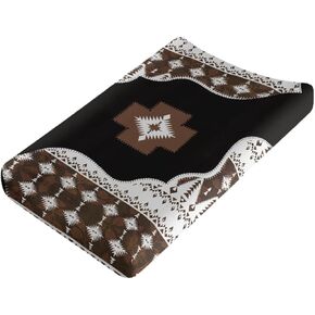 Wanyint Brown Cows Print Fashion Changing Pad Covers for Baby Boys and Girls,Ultra Soft Breathable Diaper Changing Table Covers-32''x16"-Newborn Essentials