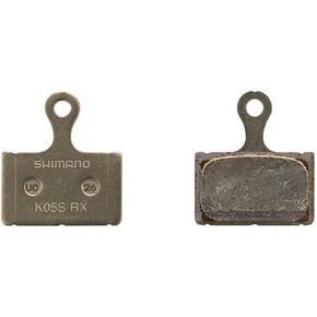 Shimano K05S-RX disc Pads and Spring, Steel Back, Resin,Black