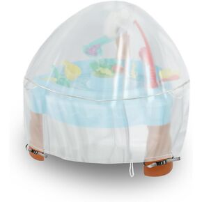 IndigoTempest9 Kids Water Table Cover, Spiralin' Seas Waterpark Play Table Cover Sand Water Table Cover Outdoor Toys Cover 34" D x 18" H- (Cover only) Transparent PVC