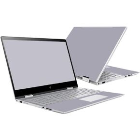 MightySkins Skin Compatible with HP Envy x360 15" (2017) - Solid Gray | Protective, Durable, and Unique Vinyl Decal wrap Cover | Easy to Apply, Remove, and Change Styles | Made in The USA