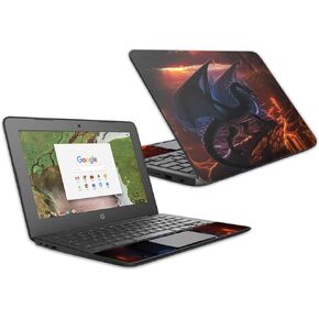 Mightyskins Skin Compatible with Hp Chromebook 11 G6 11.6" (2018) - Fire Dragon | Protective, Durable, and Unique Vinyl Decal Wrap Cover | Easy to Apply, Remove, and Change Styles | Made in The USA