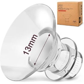 Breast Pump Flange Insert 13/17/21/24/27mm - Compatible with KeaBabies Pulse S10 Pro, BPA-Free Food Grade Silicone Flanges, Soft Breast Pumps Accessories Replacement Parts (1PC, Insert 21mm)