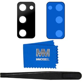MMOBIEL Back Rear Camera Glass Lens Replacement Compatible with Samsung Galaxy A02s 2021 - Incl. Double Sided Adhesive, Tweezer and Cloth