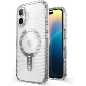 حافظة Speck Clear iPhone 16 Pro - حافظة هاتف نحيفة iPhone 16 Pro - حافظة هاتف iPhone 16 Pro - GemShell - شفاف كريستالي in Kuwait
