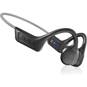 Bone Conduction Headphones,Bluetooth 5.3 Open Ear Wireless Sports Earbuds with Mic for Workouts Running, IPX7 Waterproof Headset, 1.5 Fast Charging 10Hrs Playtime Earphones