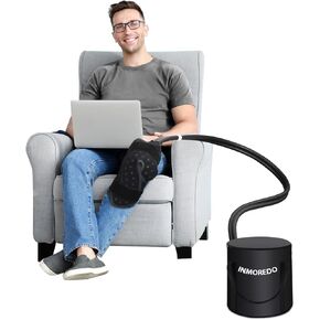 Portable Cold Therapy System Machine with Adjustable Knee, Lightweight Bag, Strong Pain Relief, Ideal for Post-Surgery Recovery and Swelling Reduction Ice Machine for Knee after Surgery Black