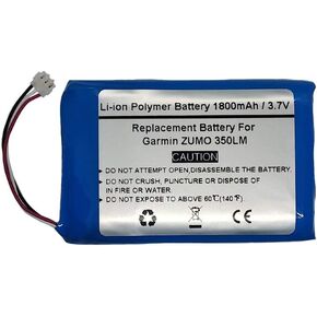 3.7V 1800mAh Replace GPS Navigator Battery for Garmin ZUMO 350LM, 361-00059-00