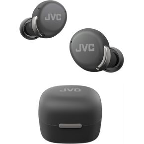 JVC New Compact True Wireless Headphones with Active Noise Cancelling, Low-Latency Mode for Gaming and Movies, Bluetooth 5.3, Long Battery Life (up to 27 Hours) - HAA30T2W (White)