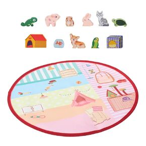 Childlike Behavior Baby Activity Mat - Baby Floor Mat - Play Mat for Babies - Lightweight Baby Playmat - Safe & Realistic Animal Figures Ground Mat - Activity Mat Non-Woven Fabric