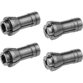 AYLIFU 4 Pack Die grinder collet 2 Pack 3mm and 2 Pack 6mm Grinder clamping clamp adapter 1/4" and 1/8" mandrel handles