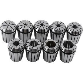 Er32 18Pc Metric Collet Set And Chuck 2 Morse Taper 9Pc Er32 Spring Collet 65Mn Spring Steel 9Pcs Er32 Spring Collet Set For Cnc Engraving Machine And Milling Lathe Tool 2 20Mm