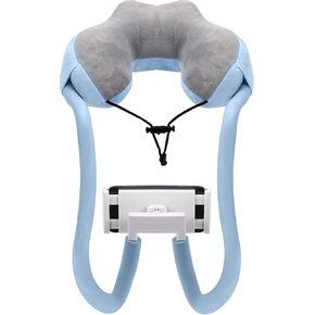 MoKo Neck Phone Holder, Lazy Gooseneck Phone Pillow Holder Bracket, 360° Rotate Phone Tablet Stand for 4"-11" Device, fits iPhone 16/Pro/Pro Max/Plus, iPhone 15/Pro/Pro Max/Plus, iPhone 14/Pro/Pro Max