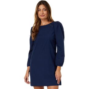vineyard vines Women's Puff Sleeve Poplin Dress