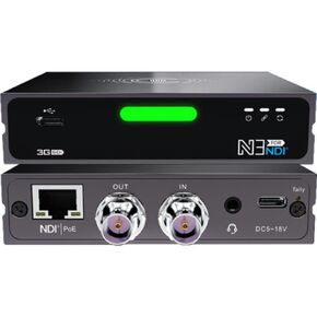 N3-s 3g-sdi/ndi Bi-directional Converter; 3g Sdi Full Ndi Encoder/decoder. Poe. Tally. 1080p60