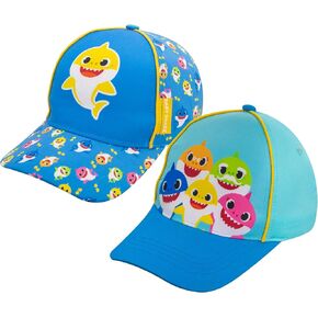Baby Shark Toddler Bucket Hat, Reversible Sun Hat for Boys, Toddler Hat for Summer, Baby Sun Hat with Shark Teeth