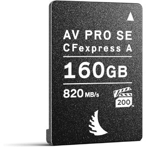 Angelbird - AV PRO CFexpress A SE Memory Card - 160 GB - High-Speed CFexpress Type A Media - Compatible with Sony Alpha and Sony FX Cameras - up to 8K RAW Video and Photo