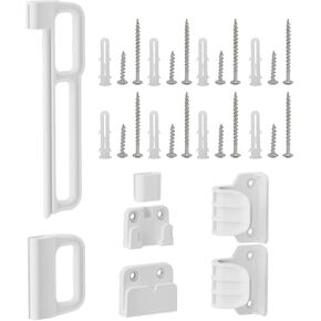 Retractable Baby Gates Replacement Parts Kit-White
