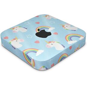 Glossy Glitter Skin Compatible with Apple Mac Mini M2 (2023) - Unicorn Perfection - 3M Vinyl Protective Decal Cover - Easy to Apply | Crafted in The USA by MightySkins