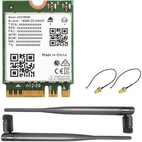 Waveshare Wireless AX210 NIC, Gigabit Tri-Band Wi-Fi 6E, 802.11AX Standard