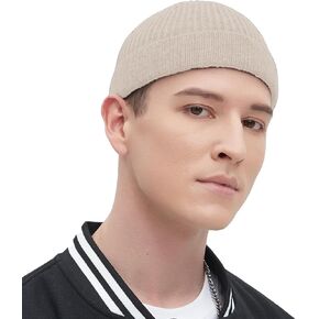 Fisherman Beanie Hats for Men Women,Wool Knit Trawler Skull Cap,Watch Cap,Spring Fall Winter Warm Short Hats