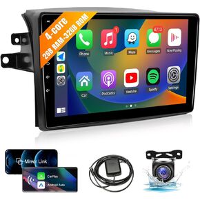 Leadfan Android 12 Car Radio for Toyota Sienna 2011 2012 2013 2014 Stereo Wireless CarPlay Android Auto with 9 Inch IPS Touch Screen Audio Player Bluetooth 5.1 FM WiFi GPS Navigation Rear Camera SWC
