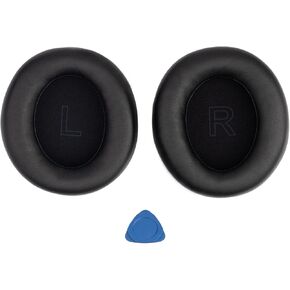 Replacement Earpads Cushions for Anker Soundcore Life Q30/Q35 BT Headphones, EarPads Cushions with Soft Memory Foam and Protein Leather, High-Density Noise Isolation Earcups Earmuff Repair Parts-Blcak