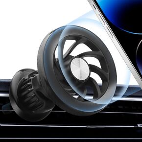 Magnetic Car Phone Holder Compatible with Magsafe Magnetic Phone Holder Clip for Car Vent Hands Free Car Cell Phone Mount Compatible with iPhone 15 14 13 Pro Max Plus Mini & All Phones