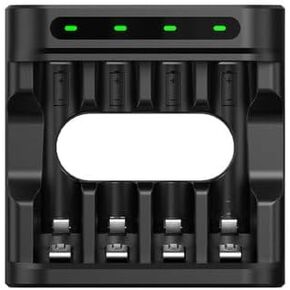 XTAR L4 AA AAA Charger for All Rechargeable aa AAA Batteries 1.2V & 1.5V AA AAA Batteries Charger