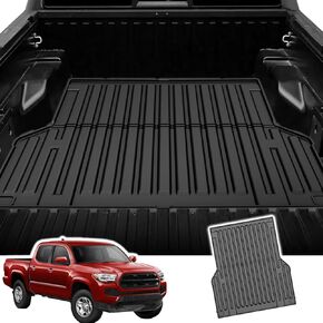 Maverick Truck Bed Mat - Black | AOMSAZTO Bed Liner for 2022 2023 2024 Ford Maverick Custom Fit Cargo Mat for 2022-2024 Ford Maverick XL XLT Lariat and Maverick Hybrid All Weather Trunk Mat