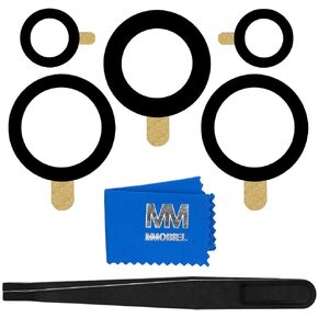 MMOBIEL Back Rear Camera Glass Lens Replacement Compatible with Samsung Galaxy A32 5G 2021 - Incl. Double Sided Adhesive, Tweezer and Cloth