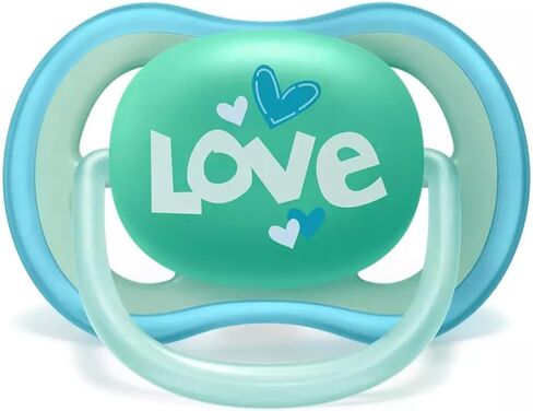 Ultra Air Pacifier, 18+ Months, 2 Pieces SCF349/16RP, (Purple/Pink) in Saudi Arabia