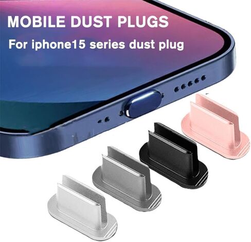 قابس وردي مضاد للغبار لهاتف iPhone 15/ 15Pro/15 Pro Max / 15Plus سدادة منفذ شحن سدادة غطاء غبار لشحن الهاتف المحمول، مقابس مضادة للغبار للهاتف الخلوي لصيانة الهواتف الذكية المحمولة وصيانتها وإصلاحها in Saudi Arabia