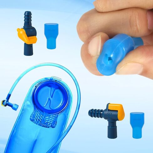 8pcs Angled Hose Connectors Shut/on Off Valve and Bite Valve Replacements Set for Camelbak, Mouthpiece Replacements for Camelbak Accessories Parts Replacement for Camelbak Hydration Bladder in Saudi Arabia