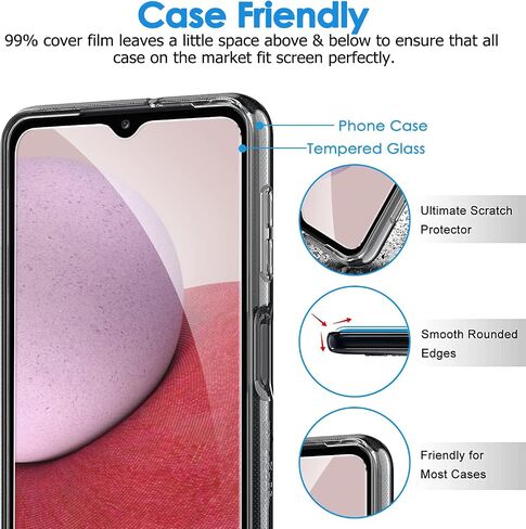 LYWHL for Google Pixel 9 / Pixel 9 Pro Screen Protector, 3 Pack Tempered Glass Film with Easy Install Frame Accessories, Sensitive Touch Fingerprint Unlock Bubble Free Phone Case Friendly in Saudi Arabia