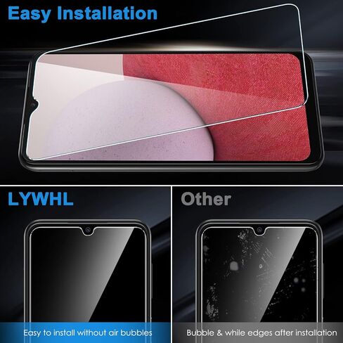 LYWHL for Google Pixel 9 / Pixel 9 Pro Screen Protector, 3 Pack Tempered Glass Film with Easy Install Frame Accessories, Sensitive Touch Fingerprint Unlock Bubble Free Phone Case Friendly in Saudi Arabia