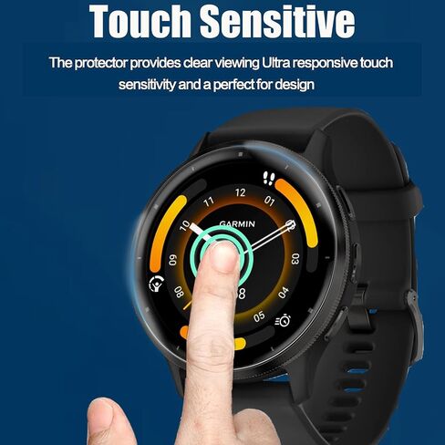 متوافق مع واقي شاشة Withings ScanWatch 2، [6 عبوات] طبقة شفافة من البولي يوريثان الحراري بتغطية كاملة متوافقة مع Withings ScanWatch 2 38 مم / 42 مم Smartwatch 2023 (ScanWatch 2 38 مم - 6 عبوات فيلم) in Saudi Arabia