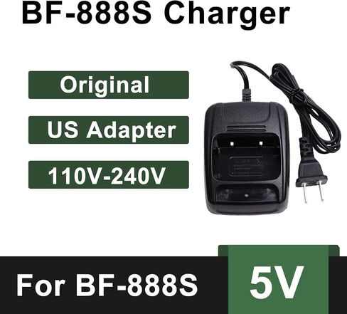 BAOFENG BF-888S Charger US Adapter for BAOFENG BF-777S Two Way Radio Desktop Compatible with BF-666S Walkie Talkie for Adult Ham Radio Accessories in Saudi Arabia