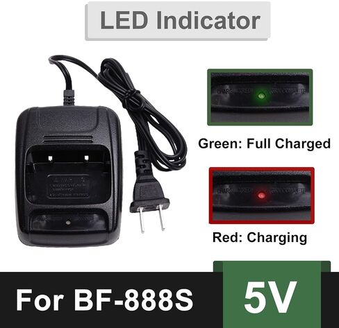 BAOFENG BF-888S Charger US Adapter for BAOFENG BF-777S Two Way Radio Desktop Compatible with BF-666S Walkie Talkie for Adult Ham Radio Accessories in Saudi Arabia