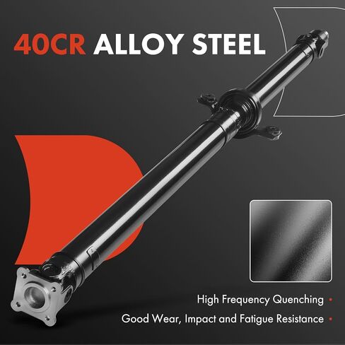 A-Premium Rear Complete Drive Shaft Prop Shaft Driveshaft Assembly Compatible with Subaru Forester 2014-2017, Crosstrek 2016-2017, XV Crosstrek, AWD Automatic CVT Transmission, Replace# 27111FJ061 in Kuwait