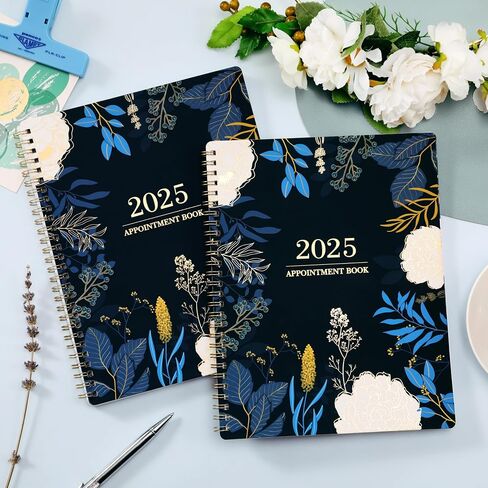 2024-2025 Appointment Book - Weekly Appointment Book 2024-2025, Jul 2024 - Jun 2025, 2024-2025 Planner, 8" x 10", Daily/Hourly Planner 2024-2025 wtih Tabs, Half Hour (30 Mins) Interval, Lay-Flat in Saudi Arabia