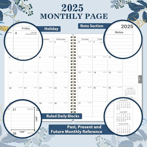 2024-2025 Appointment Book - Weekly Appointment Book 2024-2025, Jul 2024 - Jun 2025, 2024-2025 Planner, 8" x 10", Daily/Hourly Planner 2024-2025 wtih Tabs, Half Hour (30 Mins) Interval, Lay-Flat in Saudi Arabia