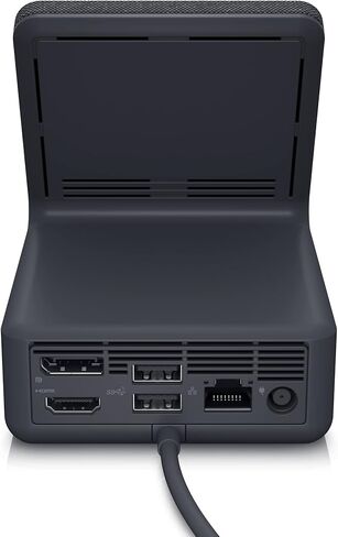 قاعدة شحن مزدوجة HD22Q من ديل، 90 وات، USB-C، 4X USB-A، HDMI، DP، RJ45، أسود in Saudi Arabia