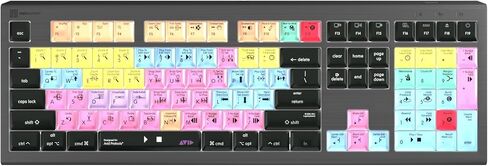 Logickeyboard 'Titan' Wireless Backlit Designed for Composing in Avid Pro Tools on Mac • p/n LKB-PT-TM-US in Saudi Arabia