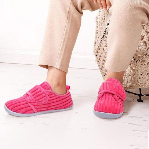 L-RUN Barefoot Womens Men Slippers Soft House Slippers for Women Indoor and Outdoor Slippers Adjustable Mens Home Shoes Lightweight Bedroom Slippers in Saudi Arabia